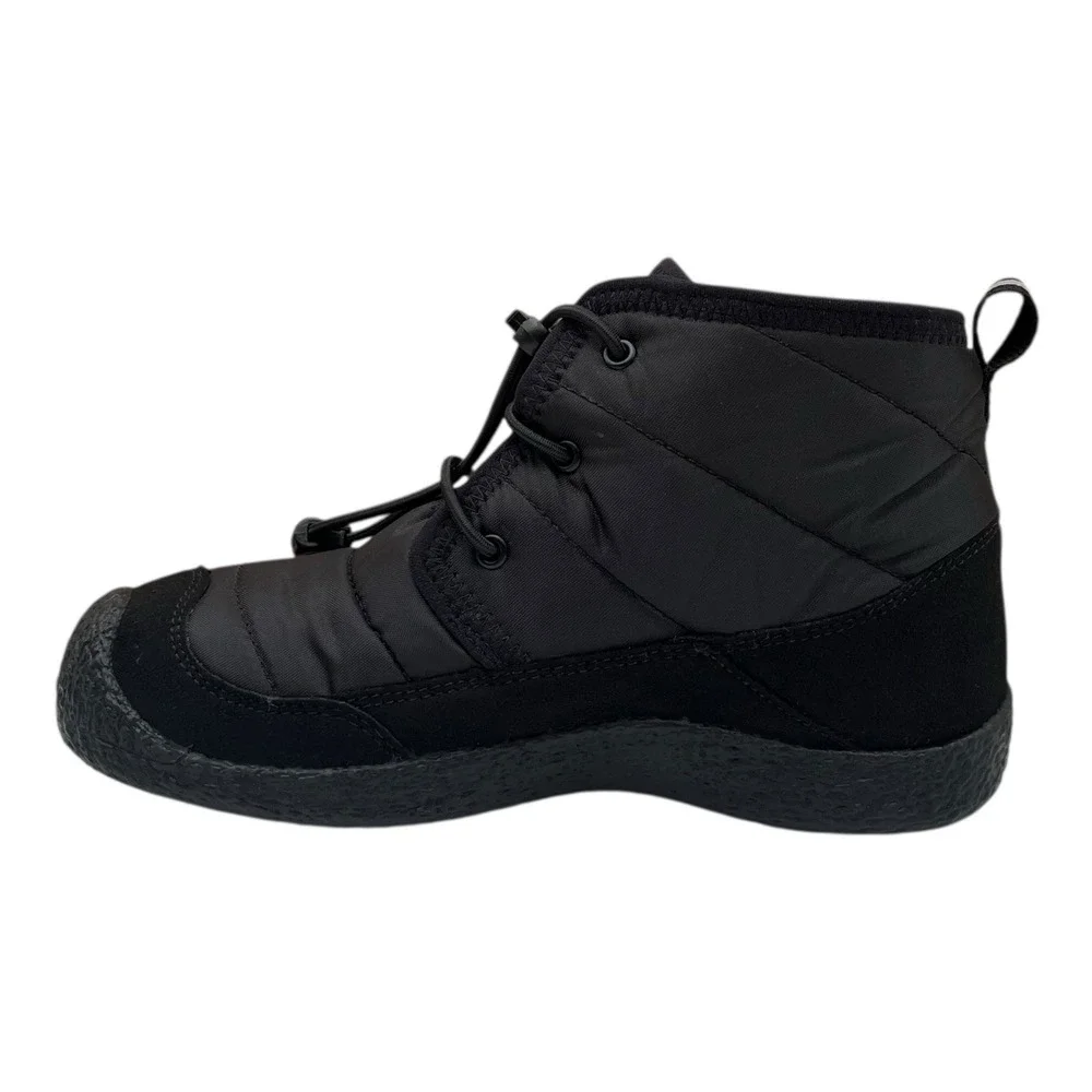 KEEN Youth Boys Girls Howser II Waterproof Insulated Chukka Boots Size 5 Black